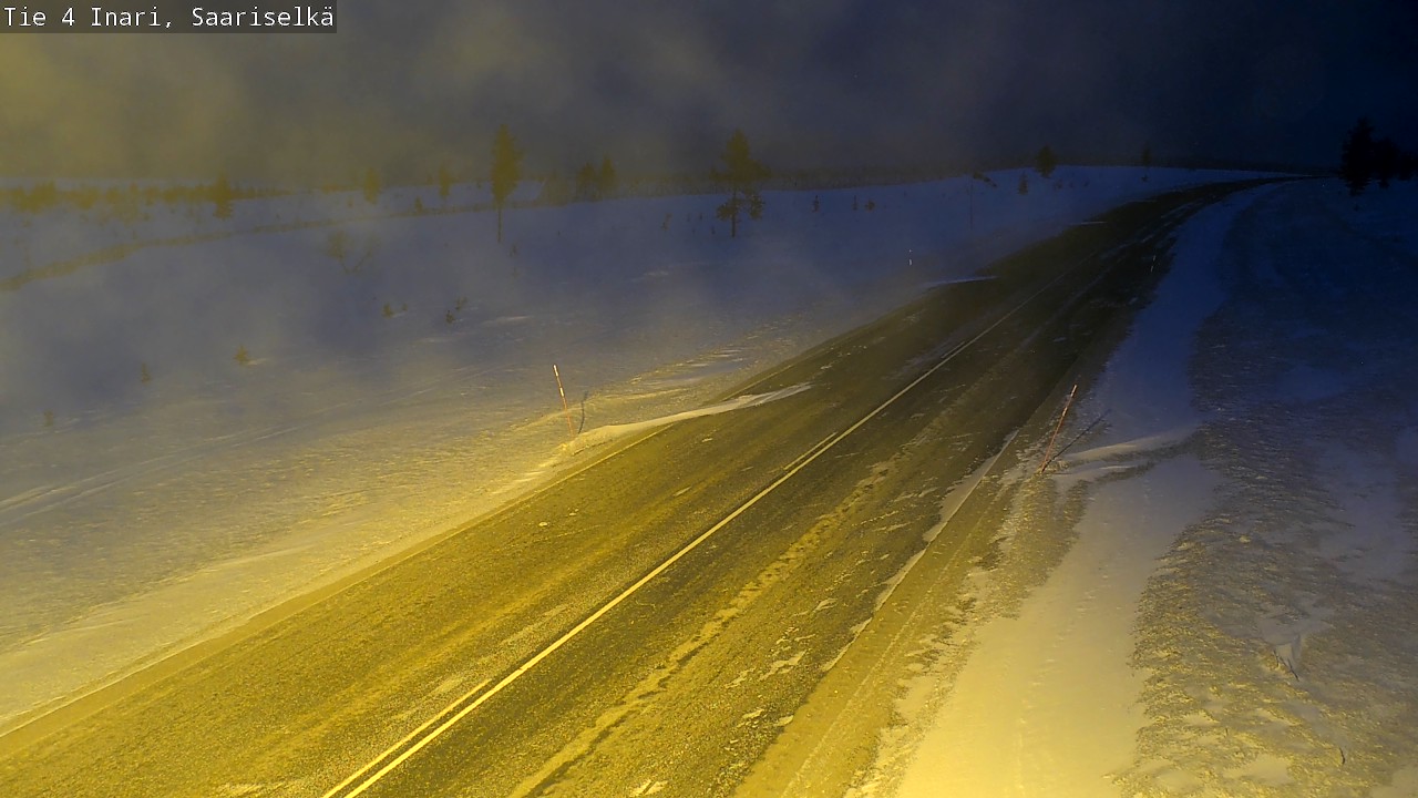 Kelikamerat Kuva Tie 4 Inari, Saariselkä, Kaunispää, Inari, Lappi