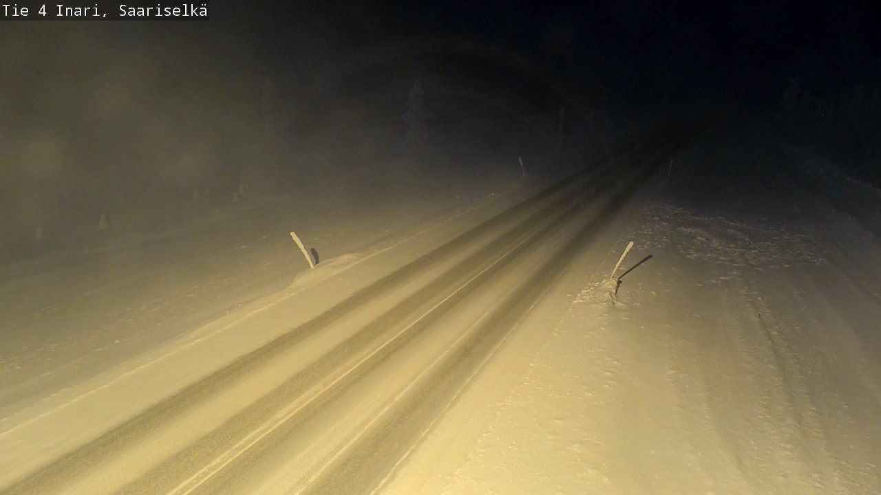 Kelikamerat Kuva Tie 4 Inari, Saariselkä, Kaunispää, Inari, Lappi