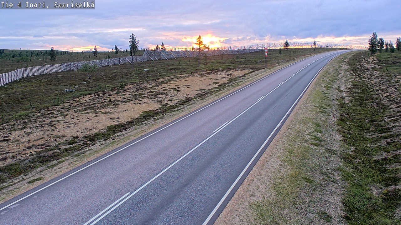 Kelikamerat Kuva Tie 4 Inari, Saariselkä, Kaunispää, Inari, Lappi