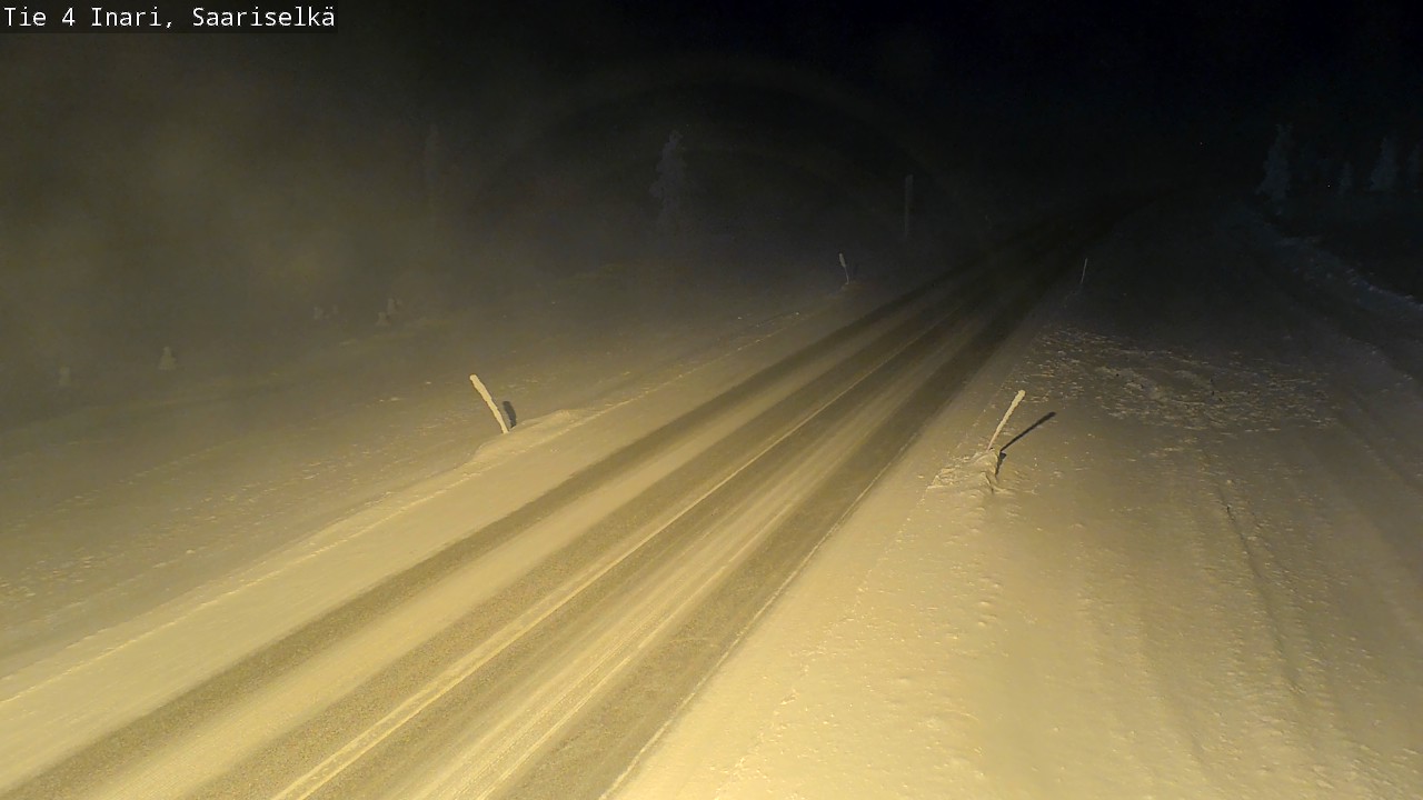 Kelikamerat Kuva Tie 4 Inari, Saariselkä, Kaunispää, Inari, Lappi