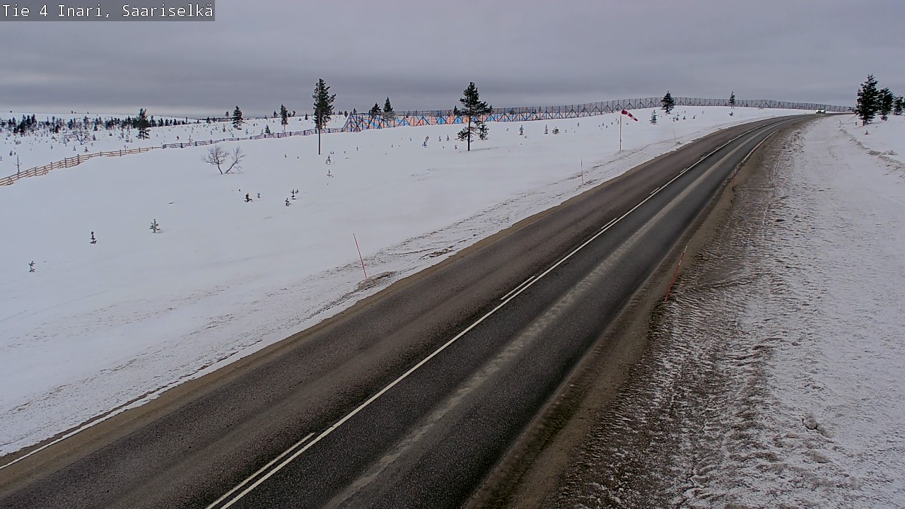 Kelikamerat Kuva Tie 4 Inari, Saariselkä, Kaunispää, Inari, Lappi