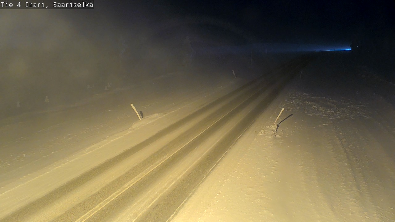 Kelikamerat Kuva Tie 4 Inari, Saariselkä, Kaunispää, Inari, Lappi