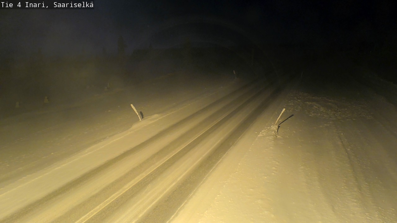 Kelikamerat Kuva Tie 4 Inari, Saariselkä, Kaunispää, Inari, Lappi