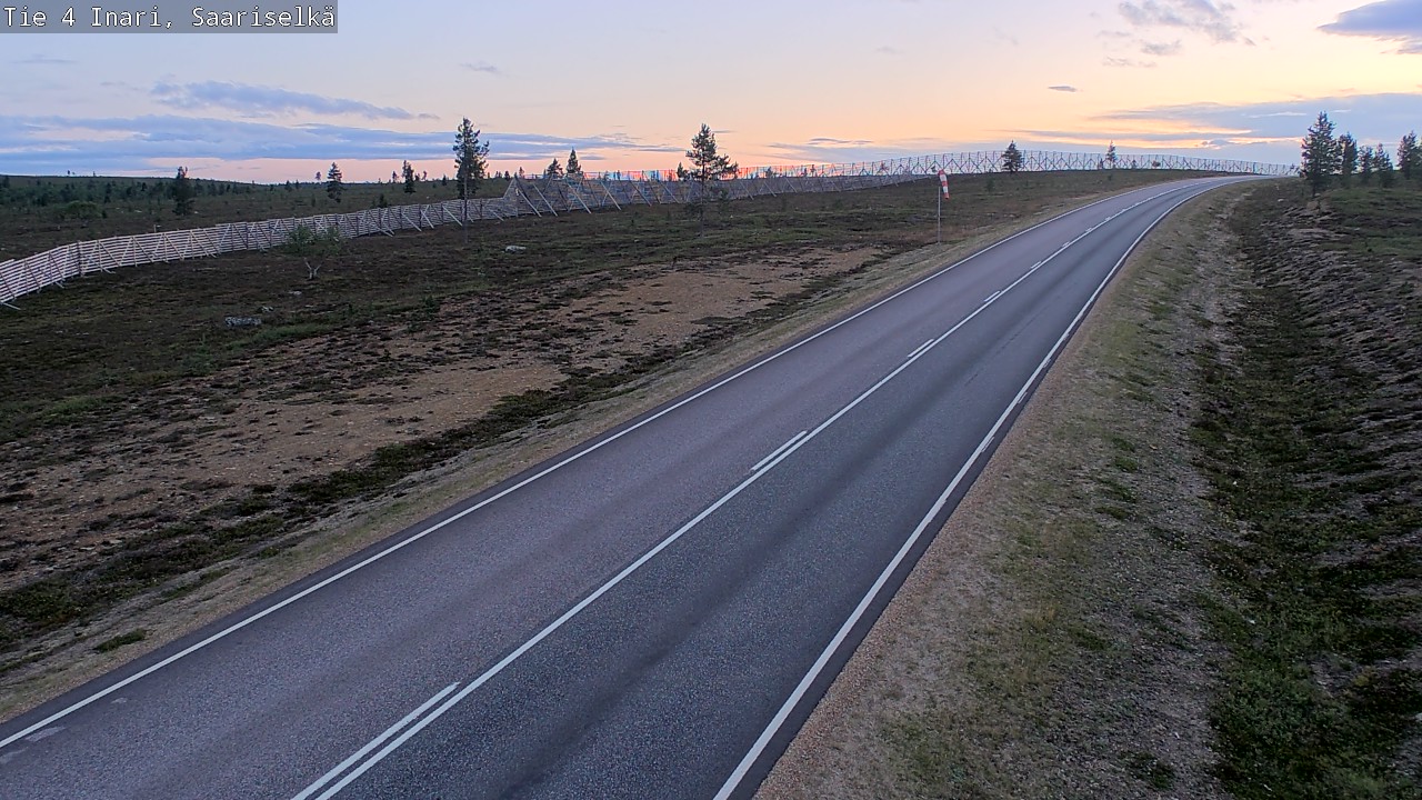 Kelikamerat Kuva Tie 4 Inari, Saariselkä, Kaunispää, Inari, Lappi