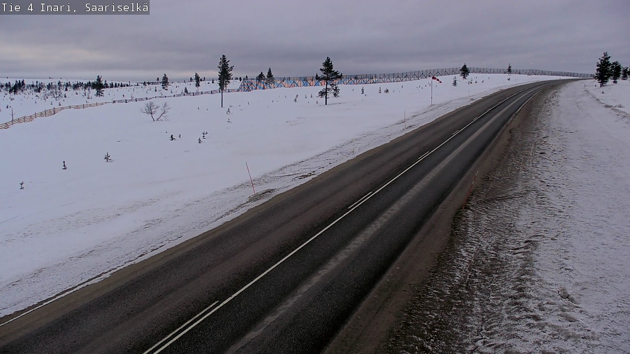 Kelikamerat Kuva Tie 4 Inari, Saariselkä, Kaunispää, Inari, Lappi