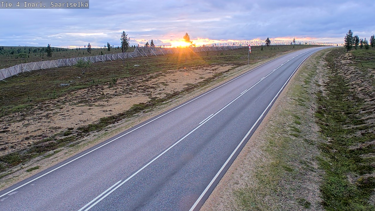 Kelikamerat Kuva Tie 4 Inari, Saariselkä, Kaunispää, Inari, Lappi
