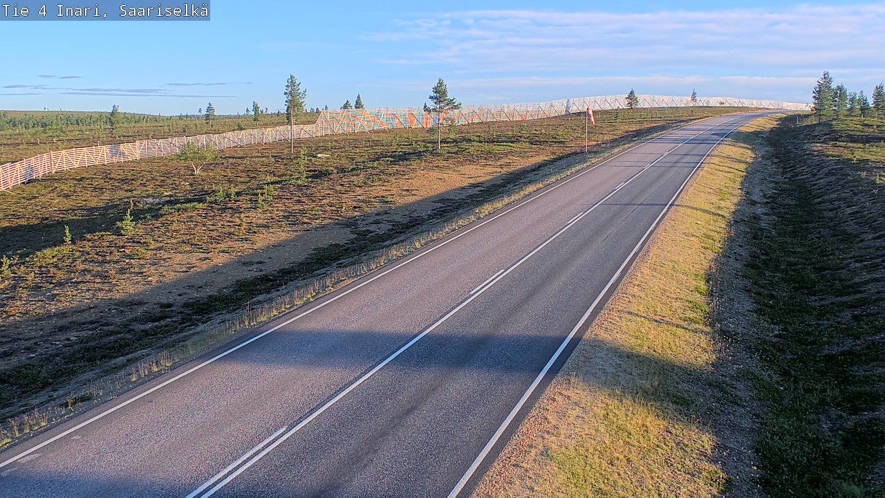 Weather Camera Image Road 4 Inari, Saariselkä, Kaunispää, Inari, Lappi