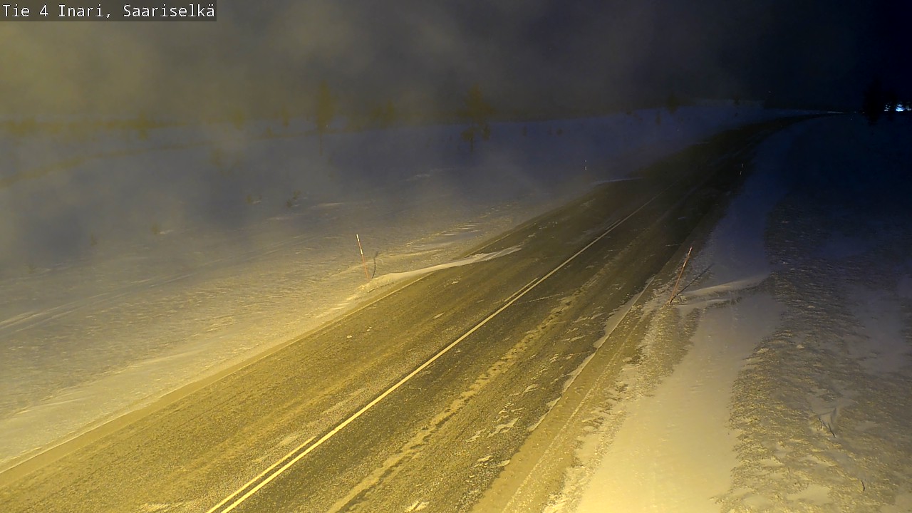 Kelikamerat Kuva Tie 4 Inari, Saariselkä, Kaunispää, Inari, Lappi