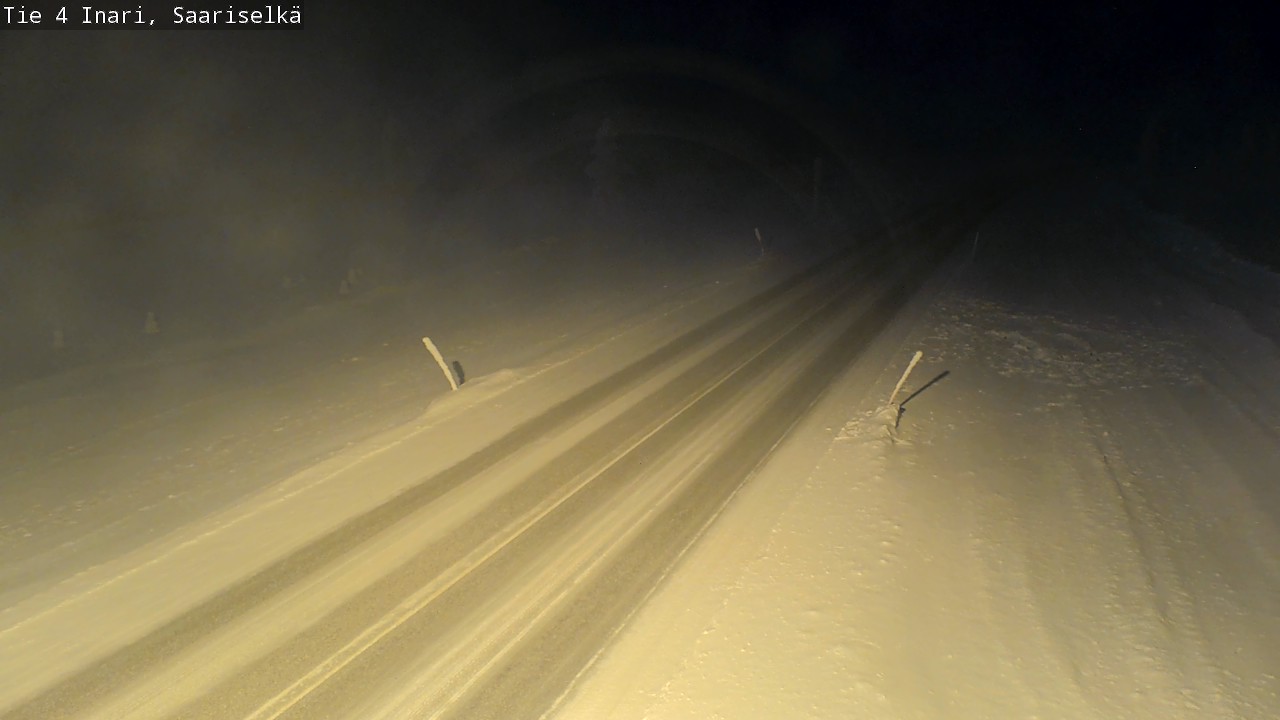 Kelikamerat Kuva Tie 4 Inari, Saariselkä, Kaunispää, Inari, Lappi