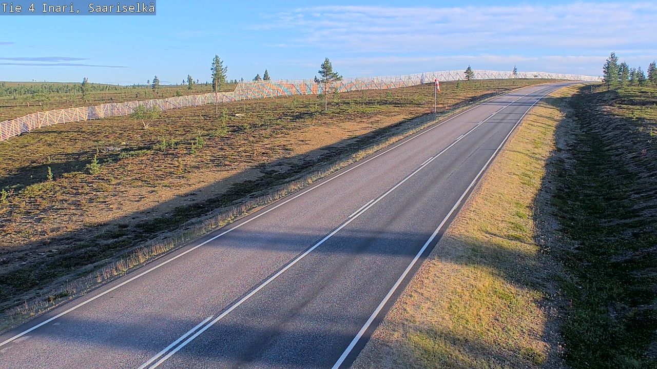 Weather Camera Image Road 4 Inari, Saariselkä, Kaunispää, Inari, Lappi