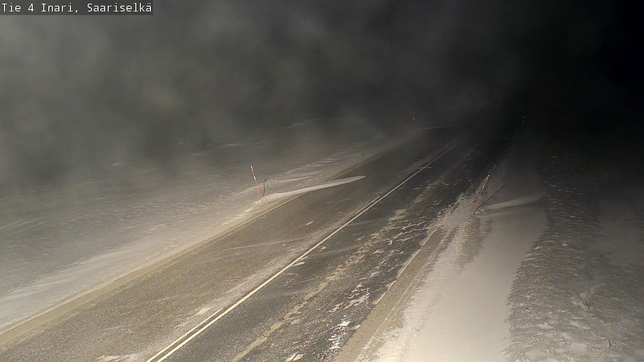 Kelikamerat Kuva Tie 4 Inari, Saariselkä, Kaunispää, Inari, Lappi