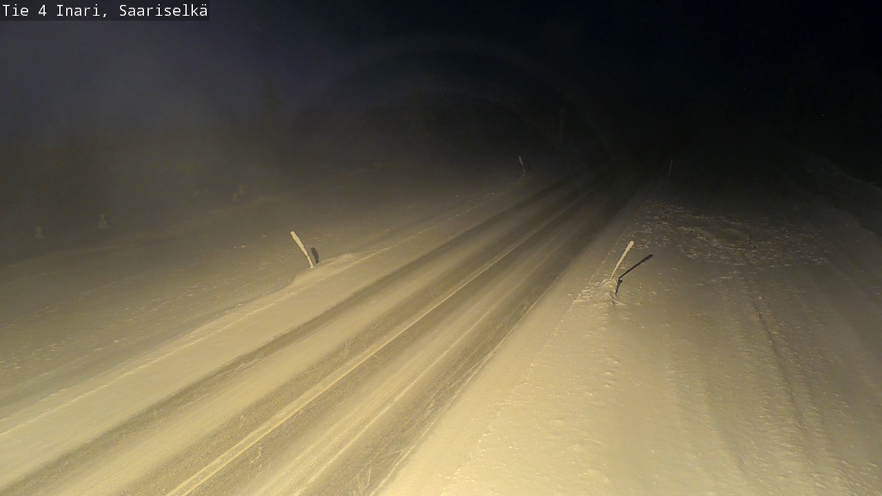 Kelikamerat Kuva Tie 4 Inari, Saariselkä, Kaunispää, Inari, Lappi