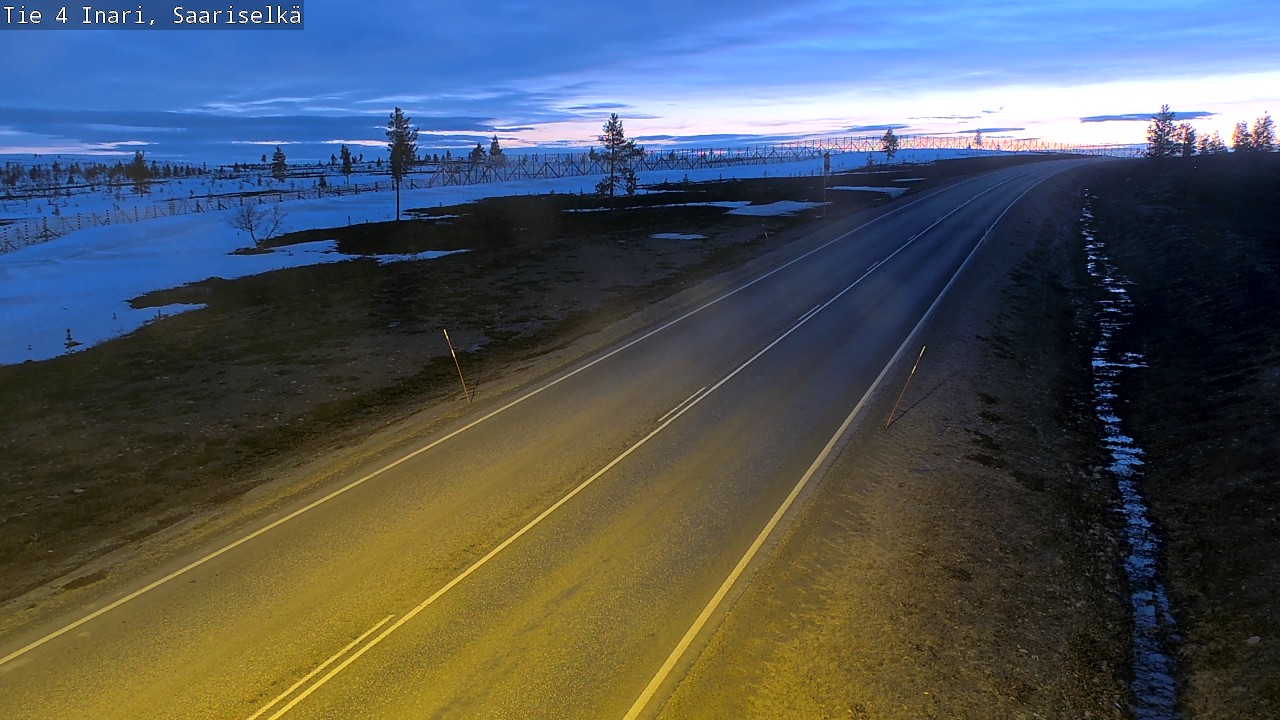 Kelikamerat Kuva Tie 4 Inari, Saariselkä, Kaunispää, Inari, Lappi