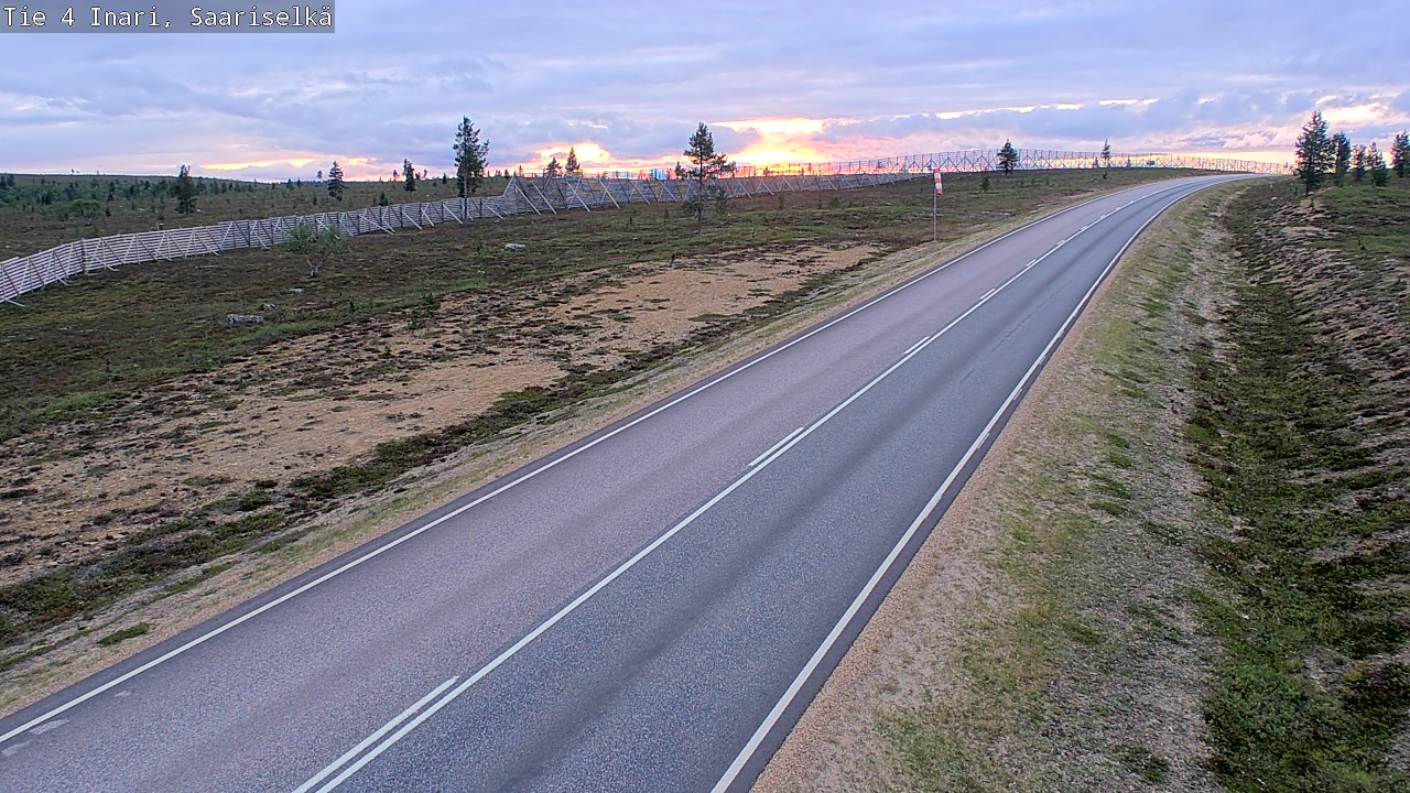 Kelikamerat Kuva Tie 4 Inari, Saariselkä, Kaunispää, Inari, Lappi