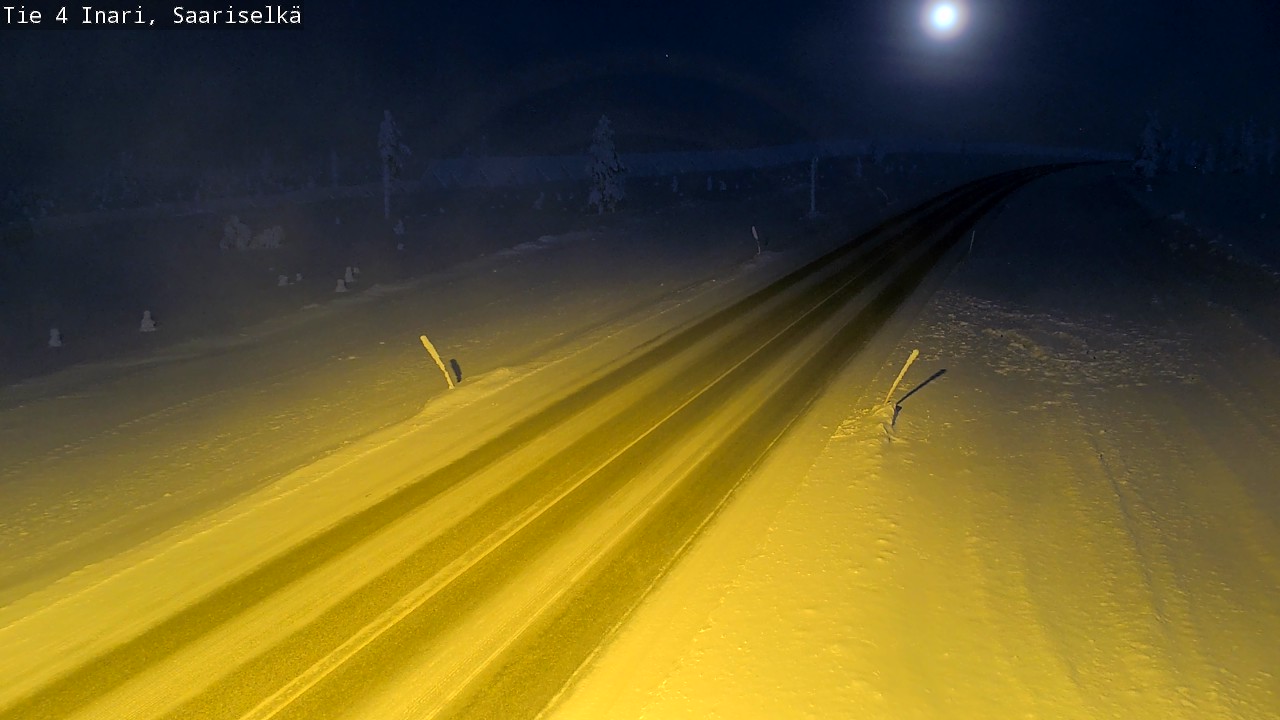 Kelikamerat Kuva Tie 4 Inari, Saariselkä, Kaunispää, Inari, Lappi