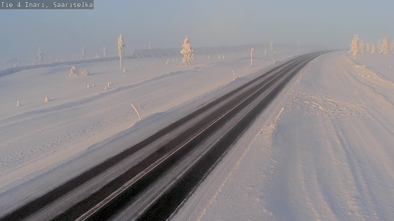 Kelikamerat Kuva Tie 4 Inari, Saariselkä, Kaunispää, Inari, Lappi