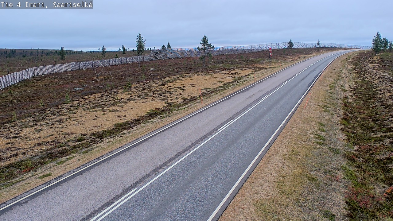 Kelikamerat Kuva Tie 4 Inari, Saariselkä, Kaunispää, Inari, Lappi