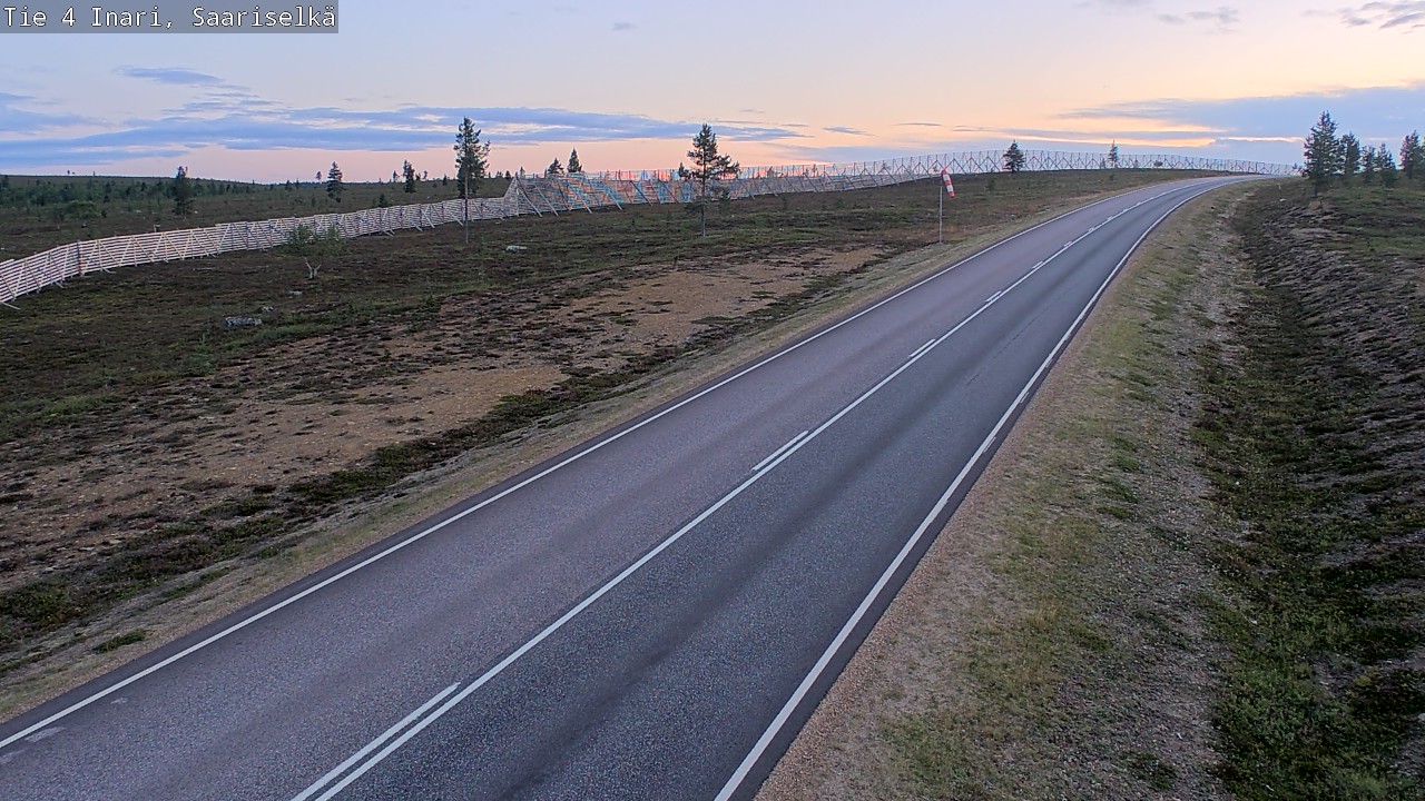 Kelikamerat Kuva Tie 4 Inari, Saariselkä, Kaunispää, Inari, Lappi