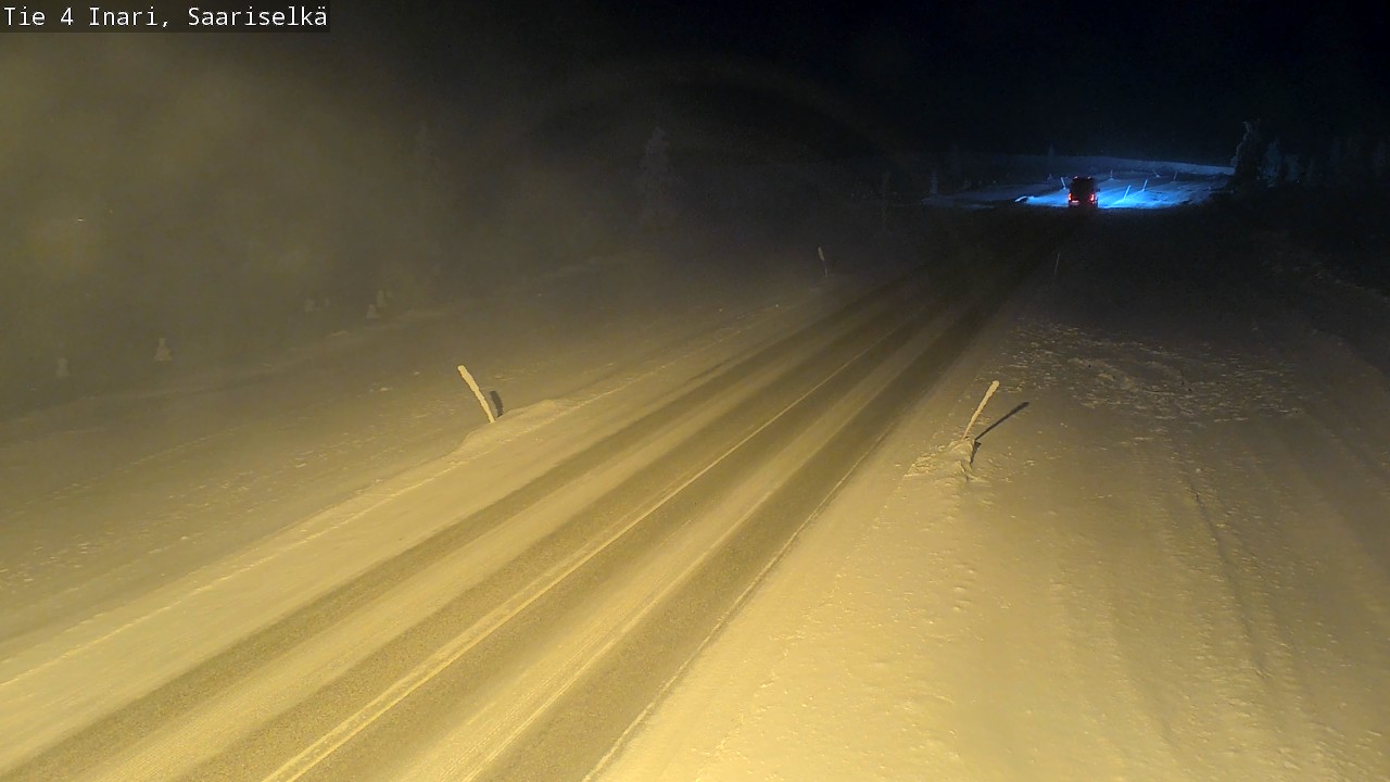 Kelikamerat Kuva Tie 4 Inari, Saariselkä, Kaunispää, Inari, Lappi