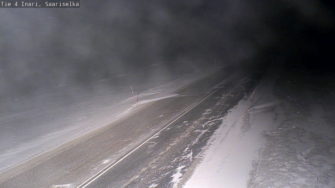 Kelikamerat Kuva Tie 4 Inari, Saariselkä, Kaunispää, Inari, Lappi