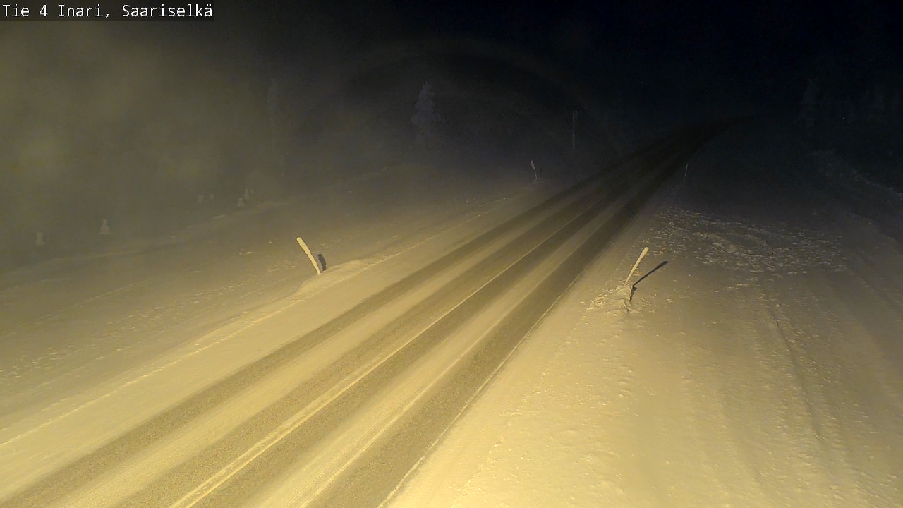 Kelikamerat Kuva Tie 4 Inari, Saariselkä, Kaunispää, Inari, Lappi
