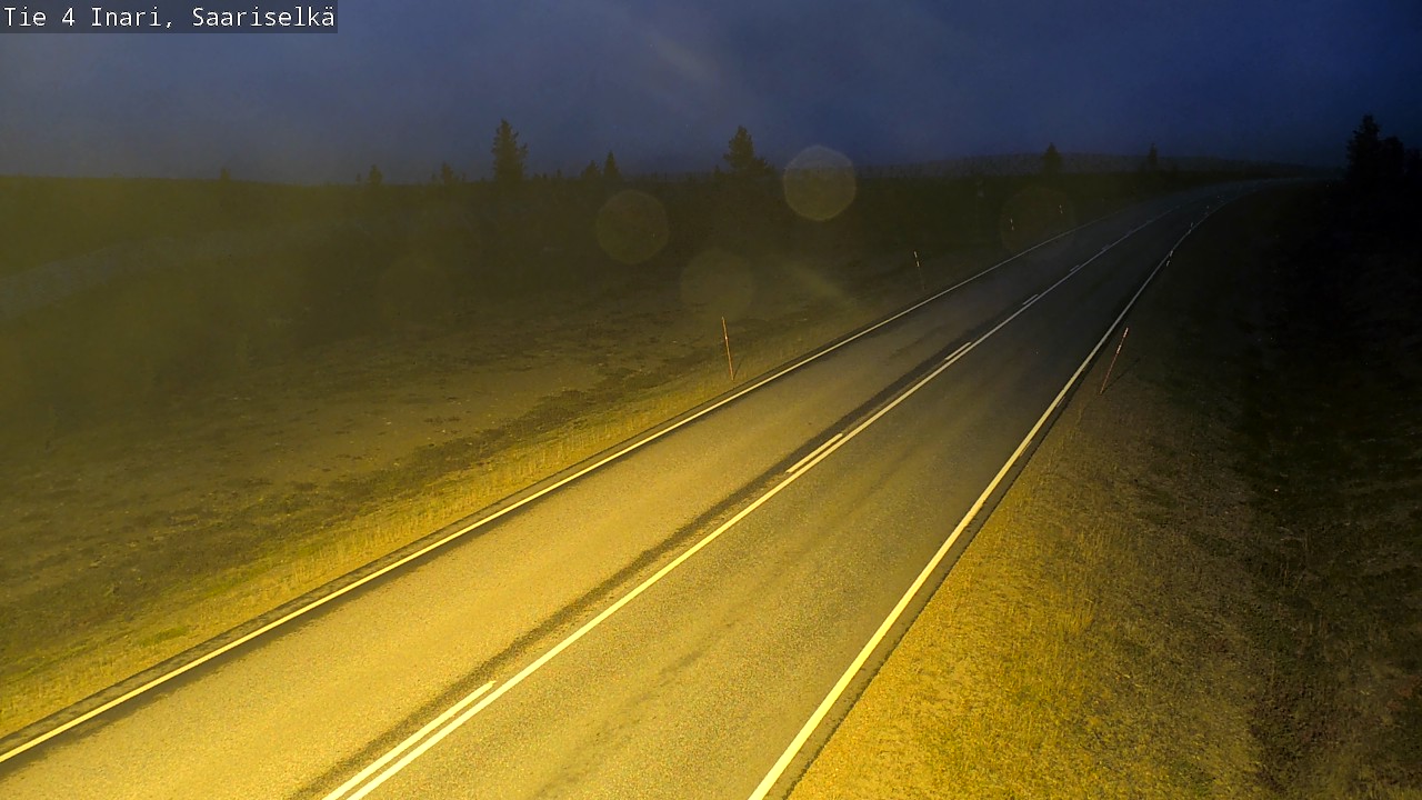 Kelikamerat Kuva Tie 4 Inari, Saariselkä, Kaunispää, Inari, Lappi