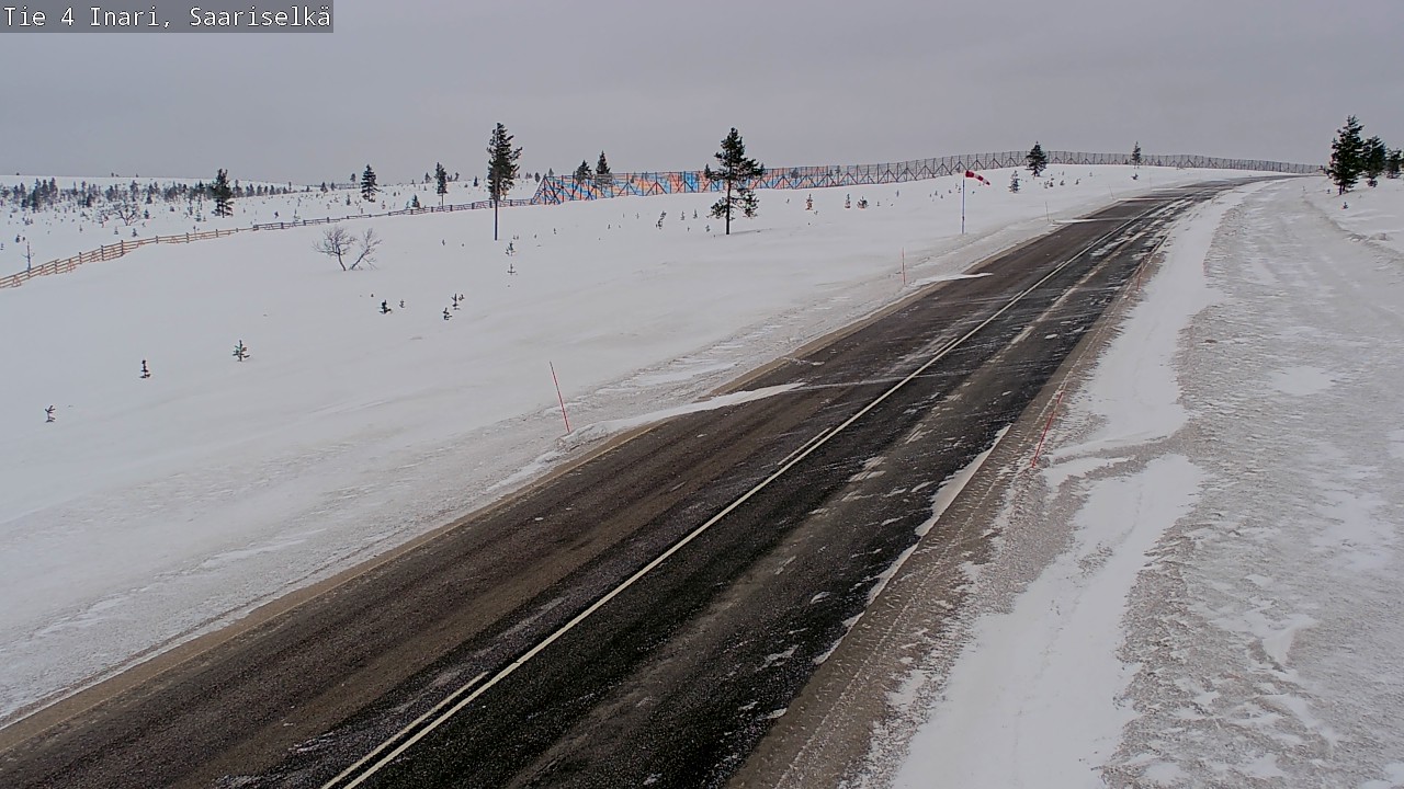 Kelikamerat Kuva Tie 4 Inari, Saariselkä, Kaunispää, Inari, Lappi