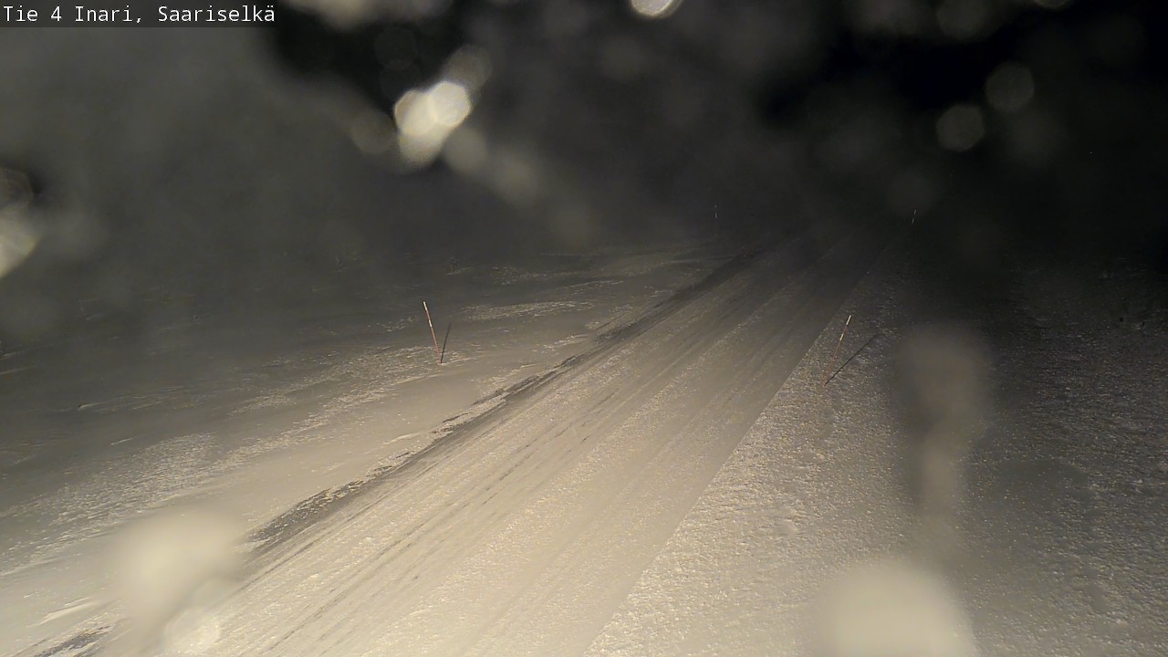 Weather Camera Image Road 4 Inari, Saariselkä, Kaunispää, Inari, Lappi