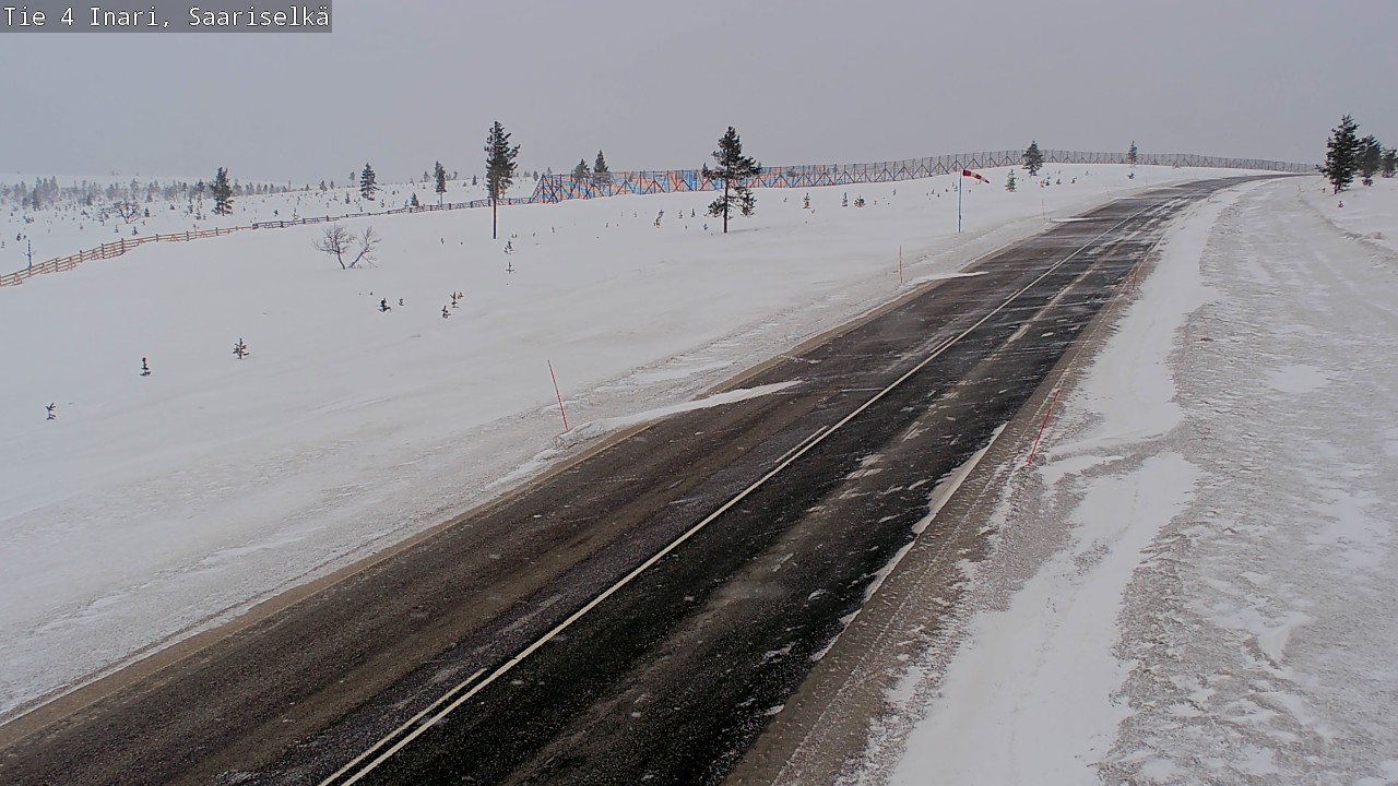 Kelikamerat Kuva Tie 4 Inari, Saariselkä, Kaunispää, Inari, Lappi