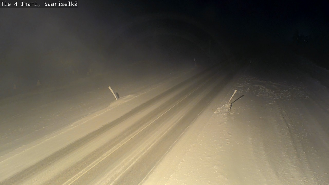 Kelikamerat Kuva Tie 4 Inari, Saariselkä, Kaunispää, Inari, Lappi