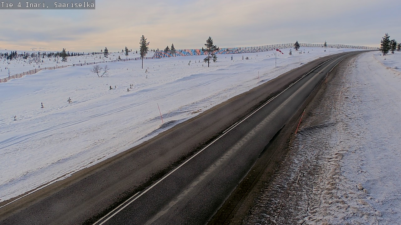 Kelikamerat Kuva Tie 4 Inari, Saariselkä, Kaunispää, Inari, Lappi