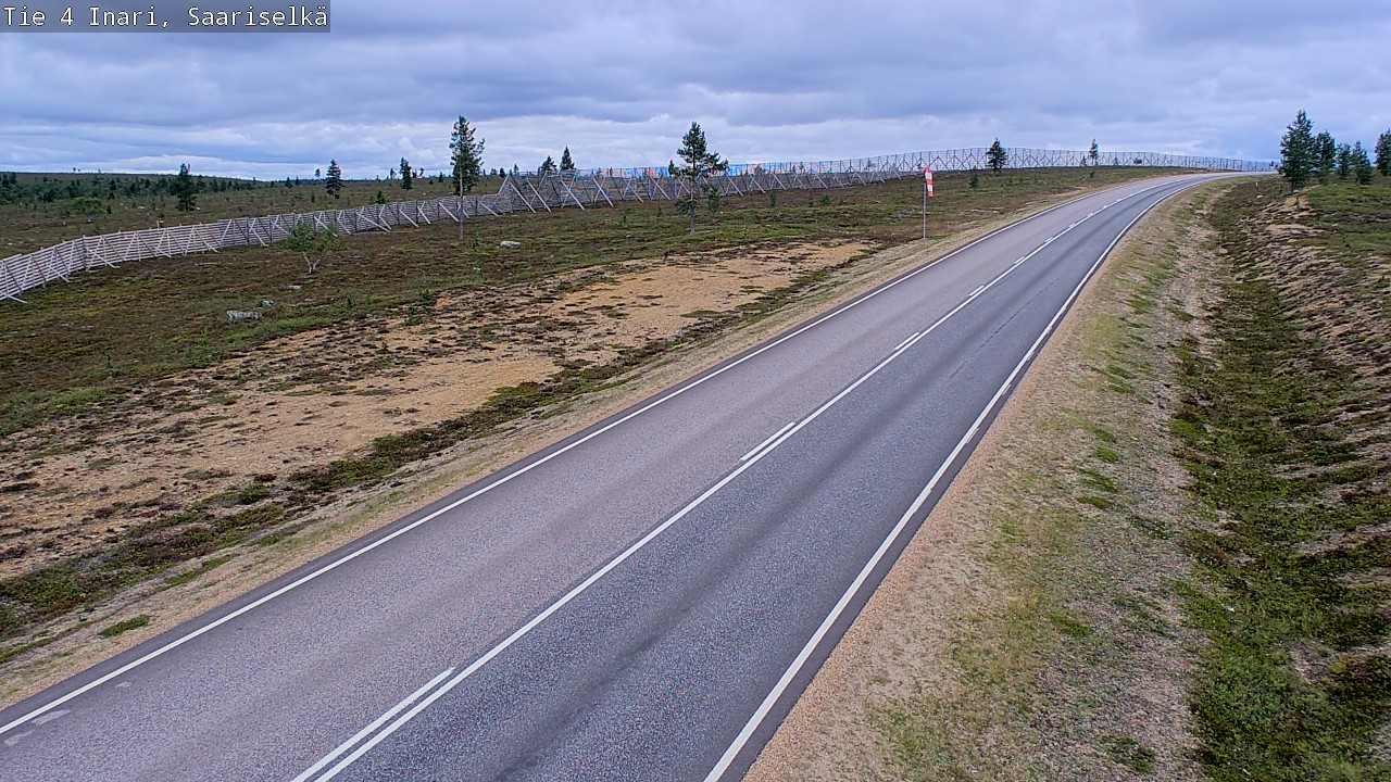 Kelikamerat Kuva Tie 4 Inari, Saariselkä, Kaunispää, Inari, Lappi