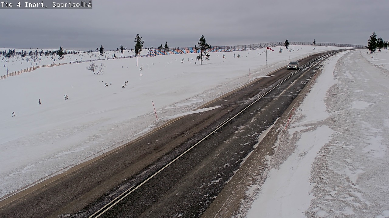 Kelikamerat Kuva Tie 4 Inari, Saariselkä, Kaunispää, Inari, Lappi