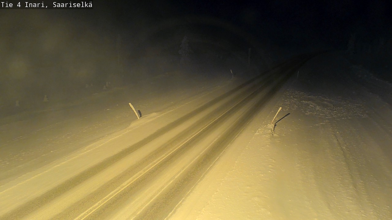 Kelikamerat Kuva Tie 4 Inari, Saariselkä, Kaunispää, Inari, Lappi