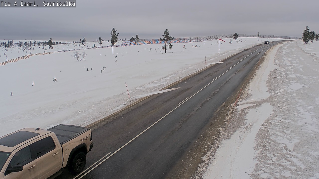 Kelikamerat Kuva Tie 4 Inari, Saariselkä, Kaunispää, Inari, Lappi