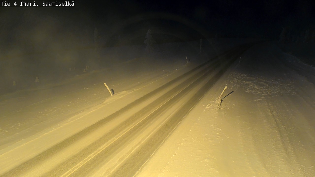 Kelikamerat Kuva Tie 4 Inari, Saariselkä, Kaunispää, Inari, Lappi