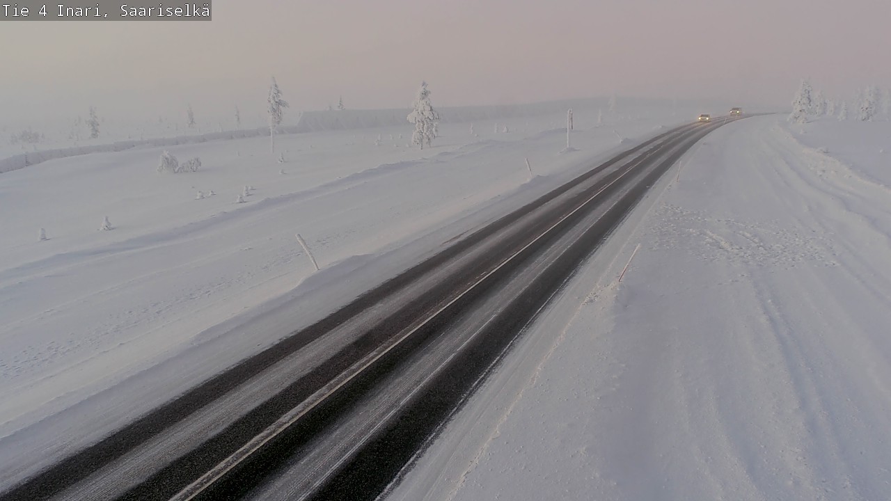 Kelikamerat Kuva Tie 4 Inari, Saariselkä, Kaunispää, Inari, Lappi