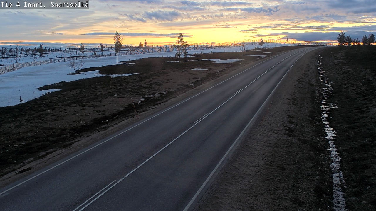 Kelikamerat Kuva Tie 4 Inari, Saariselkä, Kaunispää, Inari, Lappi