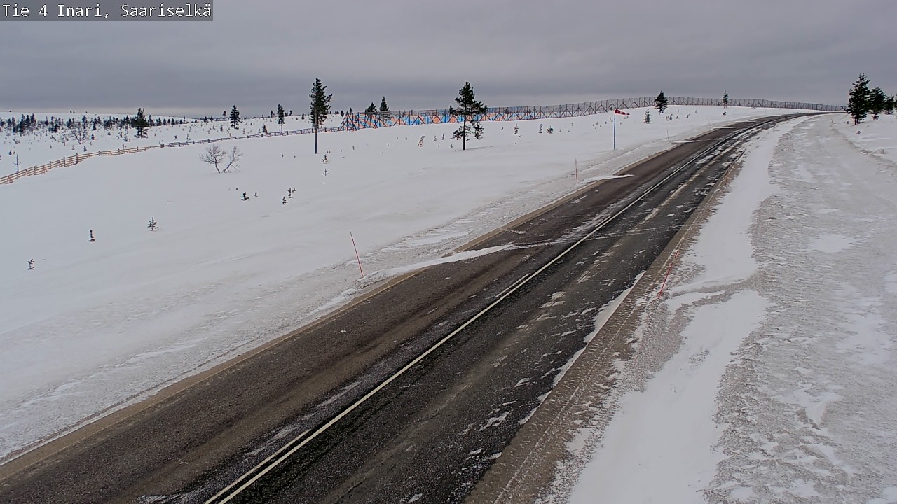 Kelikamerat Kuva Tie 4 Inari, Saariselkä, Kaunispää, Inari, Lappi