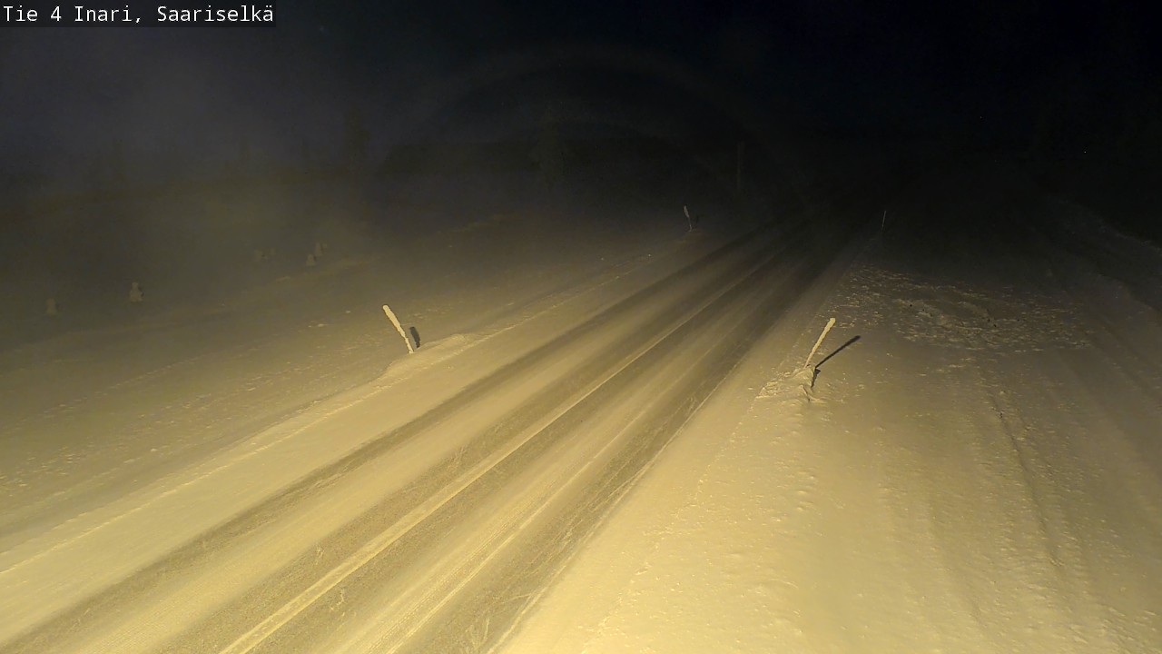 Kelikamerat Kuva Tie 4 Inari, Saariselkä, Kaunispää, Inari, Lappi