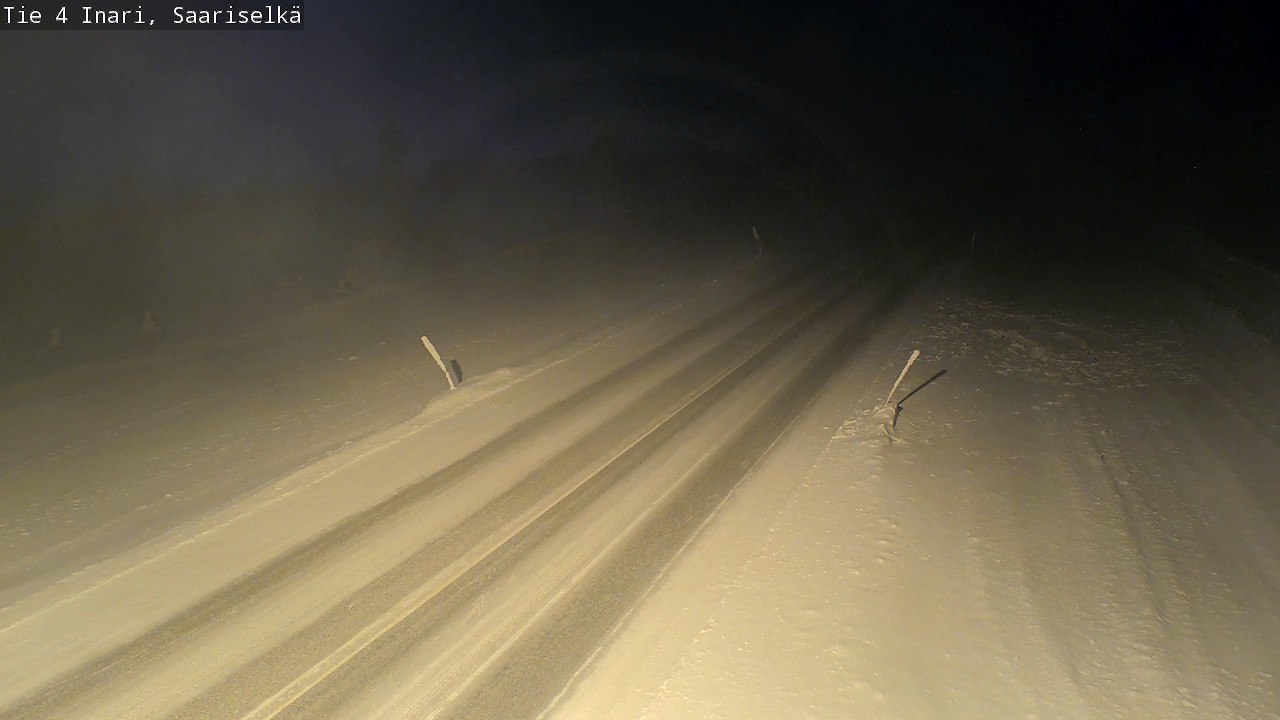 Kelikamerat Kuva Tie 4 Inari, Saariselkä, Kaunispää, Inari, Lappi