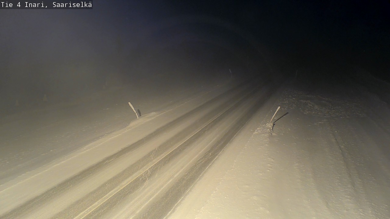 Kelikamerat Kuva Tie 4 Inari, Saariselkä, Kaunispää, Inari, Lappi