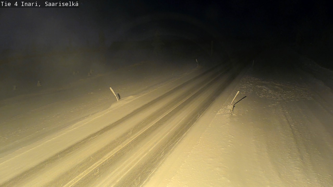 Kelikamerat Kuva Tie 4 Inari, Saariselkä, Kaunispää, Inari, Lappi