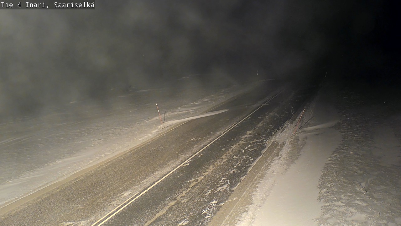 Kelikamerat Kuva Tie 4 Inari, Saariselkä, Kaunispää, Inari, Lappi