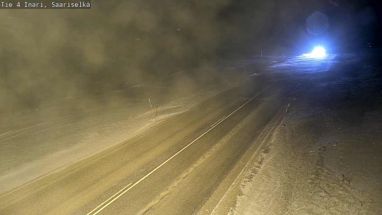 Kelikamerat Kuva Tie 4 Inari, Saariselkä, Kaunispää, Inari, Lappi