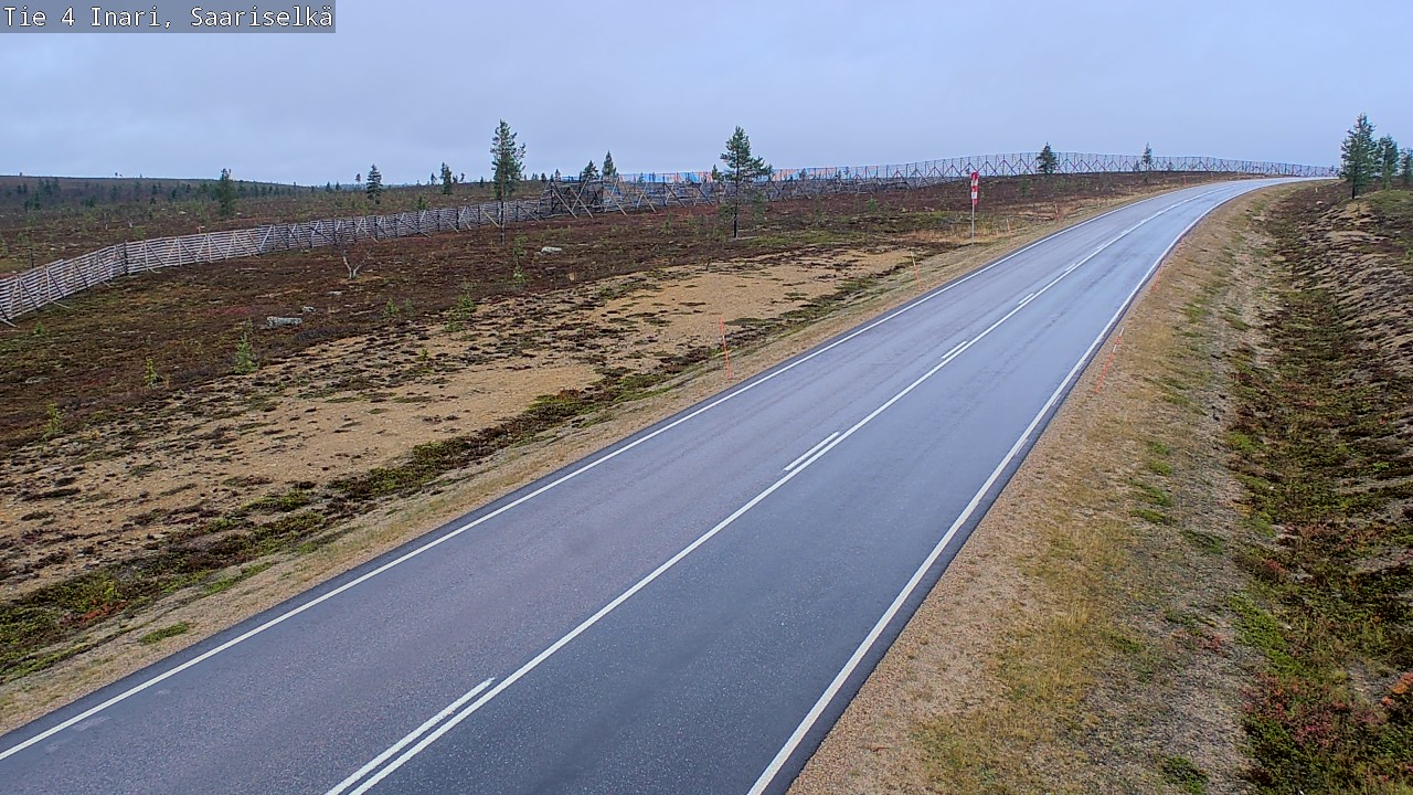 Kelikamerat Kuva Tie 4 Inari, Saariselkä, Kaunispää, Inari, Lappi