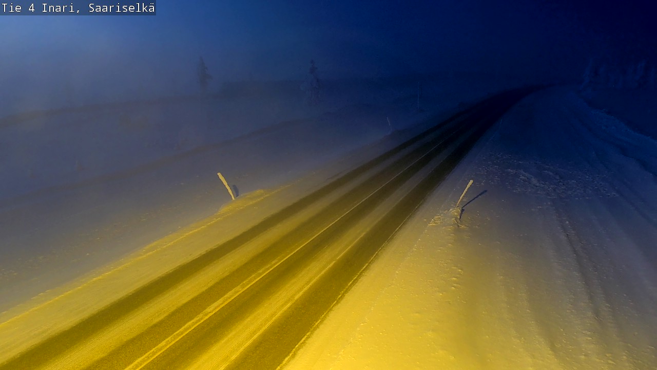 Kelikamerat Kuva Tie 4 Inari, Saariselkä, Kaunispää, Inari, Lappi