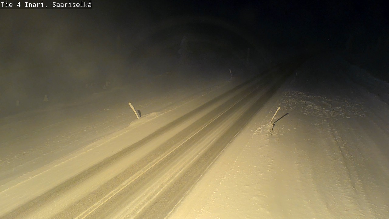 Kelikamerat Kuva Tie 4 Inari, Saariselkä, Kaunispää, Inari, Lappi