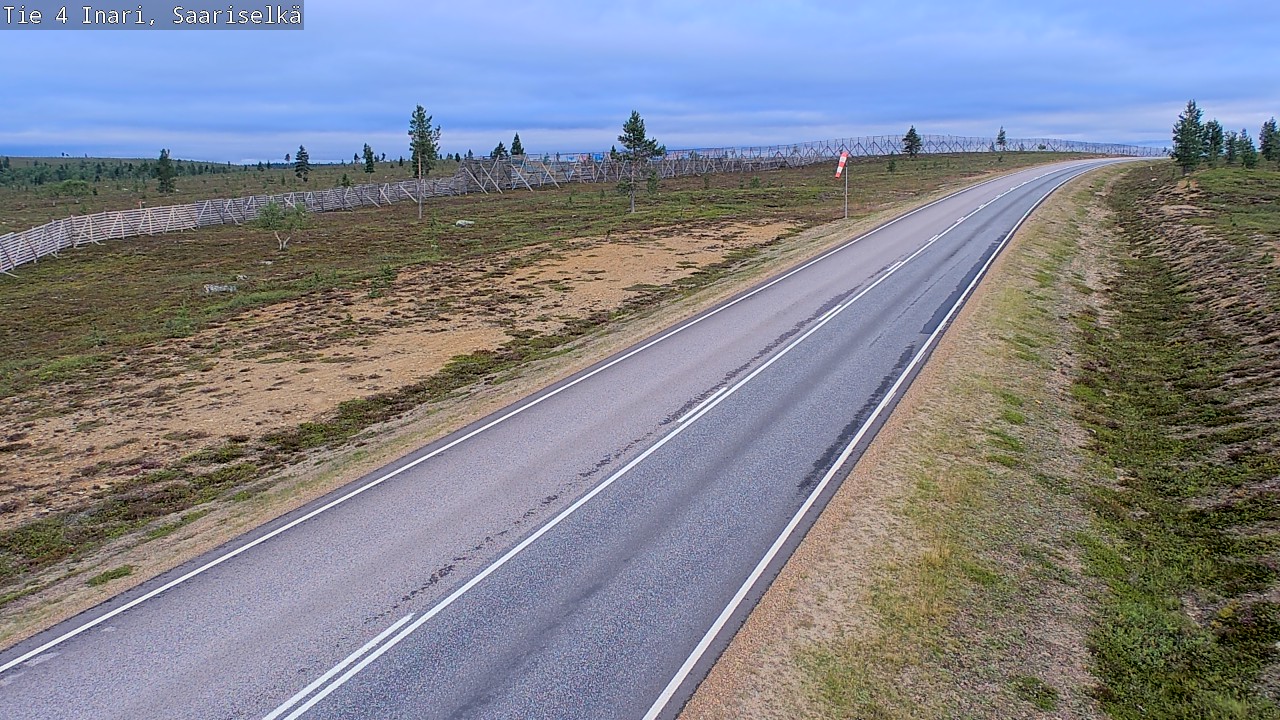 Kelikamerat Kuva Tie 4 Inari, Saariselkä, Kaunispää, Inari, Lappi