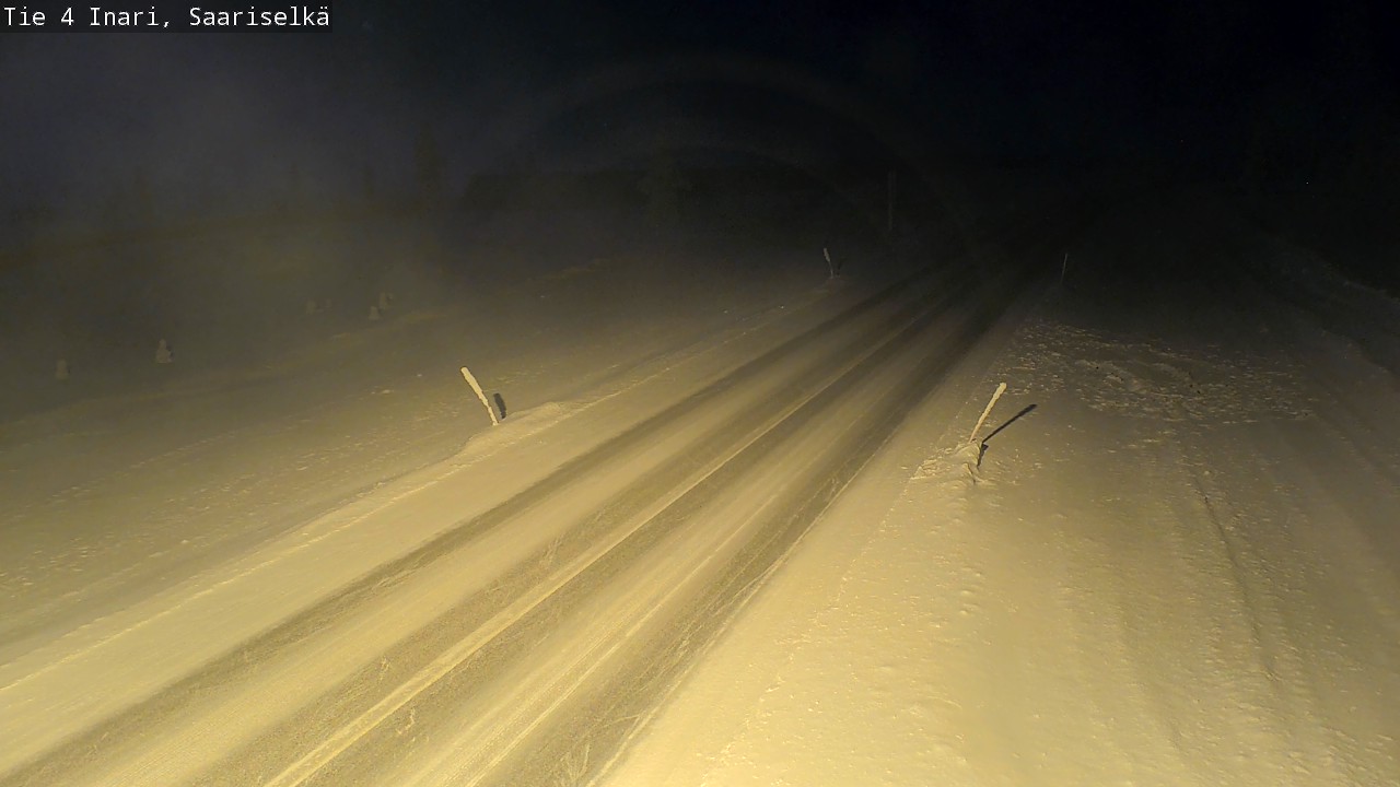 Kelikamerat Kuva Tie 4 Inari, Saariselkä, Kaunispää, Inari, Lappi